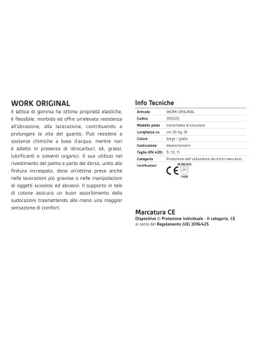 Guanti Lattice Antiscivolo con Manichetta | Bugari Shop