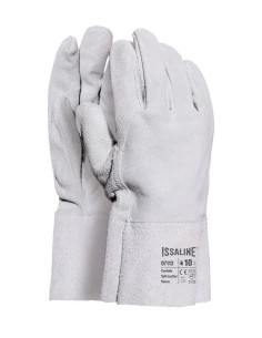 Guanti Pelle Crosta Manichetta Lavoro | Bugari Shop