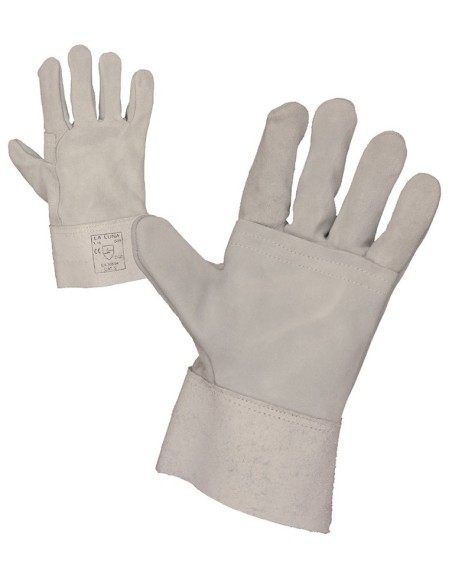 Guanti Pelle Crosta Rinforzati Palmo Pollice | Bugari Shop