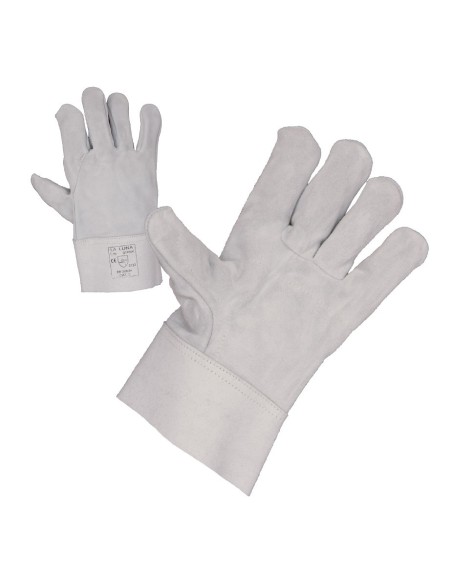 Guanti Pelle Crosta Rinforzati Totali Lavoro | Bugari Shop