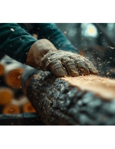 Guanti Pelle Crosta Rinforzati Totali Lavoro | Bugari Shop 2