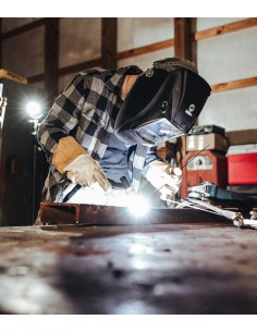 Guanti Pelle Crosta Saldatore Manichetta 15 cm | Bugari Shop 2