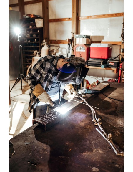 Guanti Pelle Crosta Saldatore Manichetta 15 cm | Bugari Shop