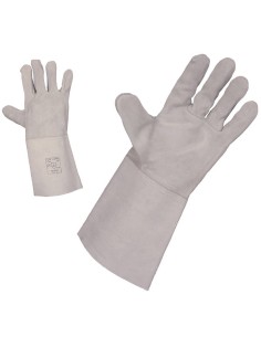 Guanti Pelle Crosta Saldatore Manichetta 15 cm | Bugari Shop