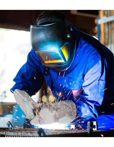 Guanti Pelle Crosta Saldatore Manichetta 15 cm | Bugari Shop