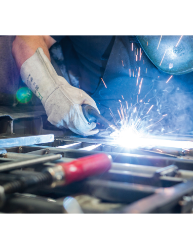 Guanti Pelle Crosta Saldatore Manichetta 15 cm | Bugari Shop