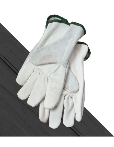 Guanti Pelle Fiore Crosta Lavoro Morbidi Resistenti | Bugari Shop