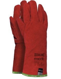 Guanti Kevlar Anticalore Pelle Crosta 38 cm | Bugari Shop