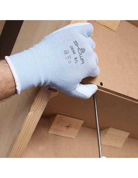 Guanti Showa 265R Nitrile Antiolio Nylon Ergonomici | Bugari Shop