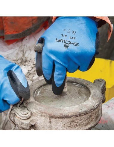 Guanti Showa 377 Nitrile Impermeabili | Bugari Shop