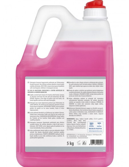 Sapone Liquido Mani Industriale 5 kg Professionale | Bugari Shop