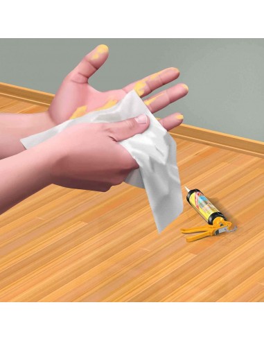 Salviette Lavamani Abrasive 70 pz | Pulizia Rapida | Bugari Shop