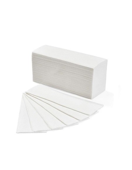 Asciugamani di carta monouso piegati a V – 3 veli 200 fogli | Bugari Shop