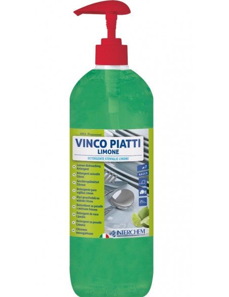 Detersivo Piatti Vinco al Limone 1000 ml | Bugari Shop