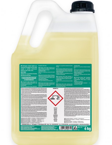 Detersivo Lavastoviglie Concentrato 6 kg | Bugari Shop