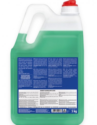 Detersivo Pavimenti Profumato Brillante 5 kg | Bugari Shop