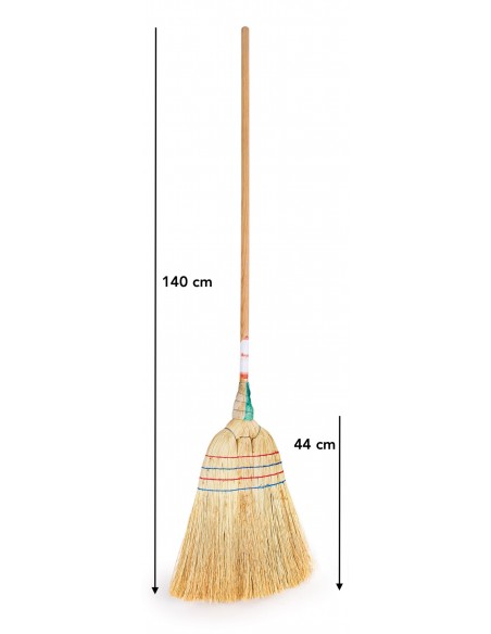 Scopa Saggina 4 Fili | Esterni e Interni | Bugari Shop