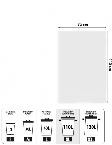 Sacchi Trasparenti Raccolta Differenziata 300pz | Bugari Shop