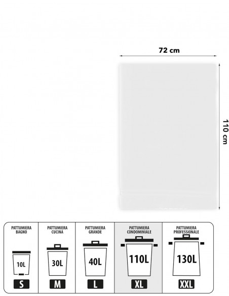 Sacchi Trasparenti Raccolta Differenziata 300pz | Bugari Shop