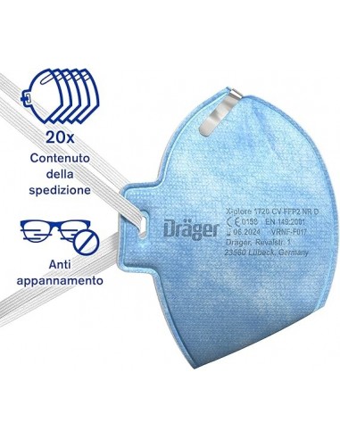 Mascherina FFP2 Senza Valvola | Protezione Alta | Bugari Shop