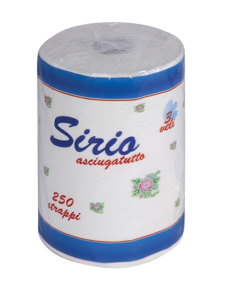 Asciugatutto Sirio – Rotolo 3 veli, alta assorbenza | Bugari Shop