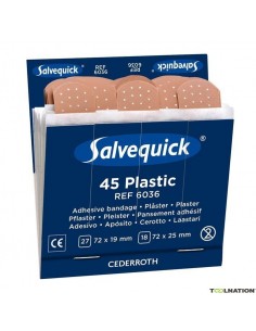 Ricariche Cerotti Salvequick Plastica 6x45 Pz | Bugari Shop 2