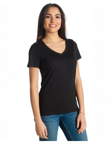 T-Shirt V-Neck Donna Lavoro Personalizzata | Bugari Shop