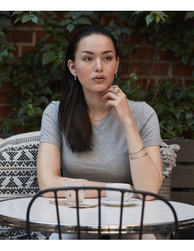 T-Shirt V-Neck Donna Lavoro Personalizzata | Bugari Shop