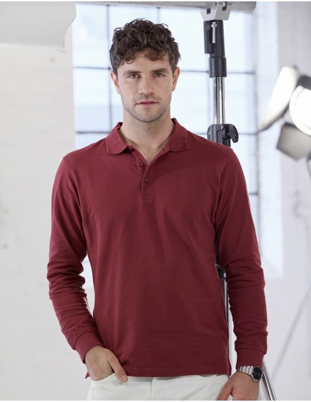 Polo Florence Uomo Manica Lunga Personalizzabile | Bugari Shop