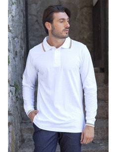 Polo Aviazione Uomo Manica Lunga Personalizzabile | Bugari Shop 2