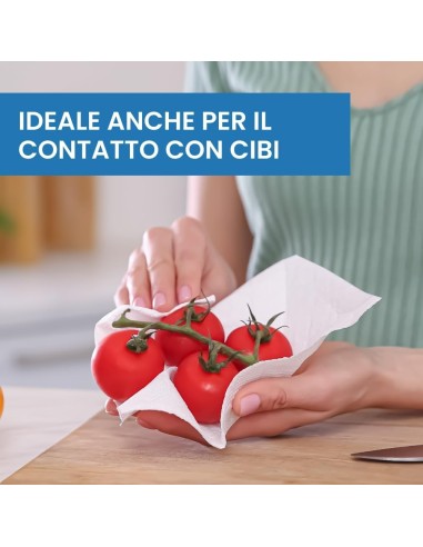 Bobina di carta microincollata 800 strappi – 200 mt | Bugari Shop