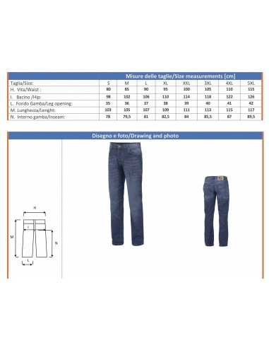 Pantaloni Jeans Stretch Uomo da Lavoro | Bugari Shop