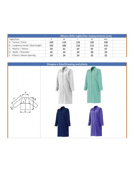 Camice Donna Terital da Lavoro | Bugari Shop