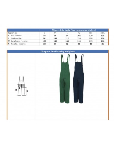 Salopette Cotone Massaua Uomo | Bugari Shop