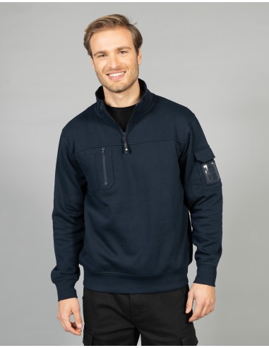 Felpa Hong Kong Uomo da Lavoro con Zip Corta | Bugari Shop