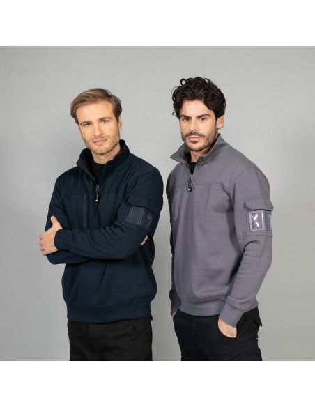 Felpa Hong Kong Uomo da Lavoro con Zip Corta | Bugari Shop