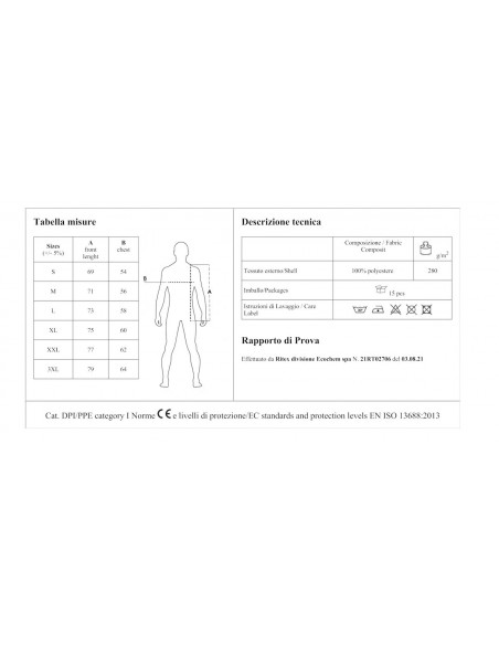 Pile Labrador Uomo da Lavoro Antipilling | Bugari Shop