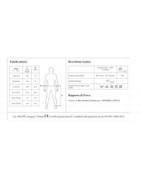 Pantaloni Adamello Uomo da Lavoro | Bugari Shop