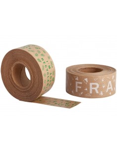 Nastro adesivo carta gommata personalizzato mm 60 x 200 m per umettatrice | Bugari Shop