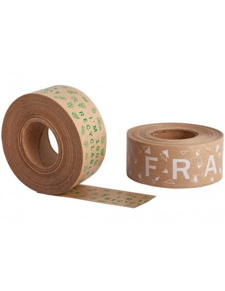 Nastro adesivo carta gommata personalizzato mm 60 x 200 m per umettatrice | Bugari Shop