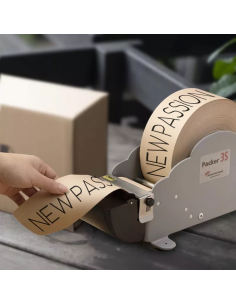 Nastro adesivo carta gommata personalizzato mm 60 x 200 m per umettatrice | Bugari Shop 2