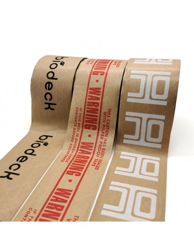 Nastro adesivo carta gommata rinforzato personalizzato mm 60 x 150 m per umettatrice| Bugari Shop