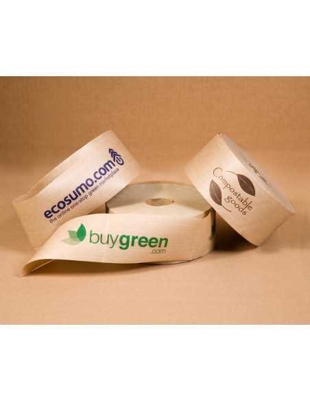 Nastro adesivo carta gommata rinforzato personalizzato | Bugari Shop