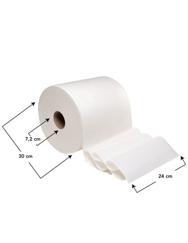 Bobina di carta microincollata 800 strappi – 200 mt | Bugari Shop