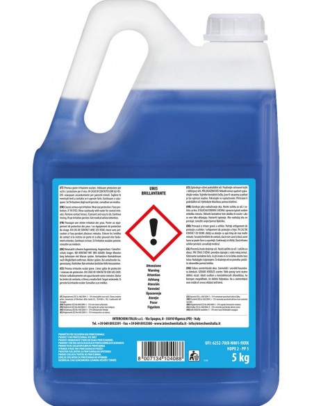 Brillantante Lavastoviglie 5 kg | Bugari Shop