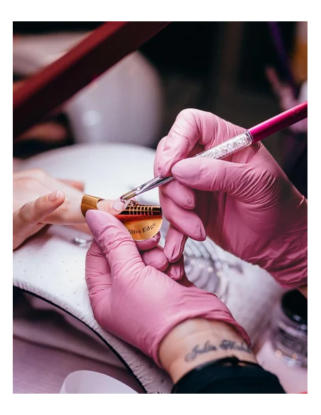 Guanti Monouso Nitrile Rosa (100 pz) | Bugari Shop