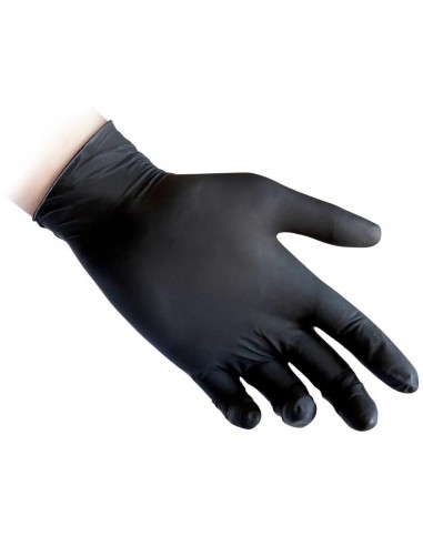 Guanti Monouso Nitrile Neri (100 pz) | Bugari Shop