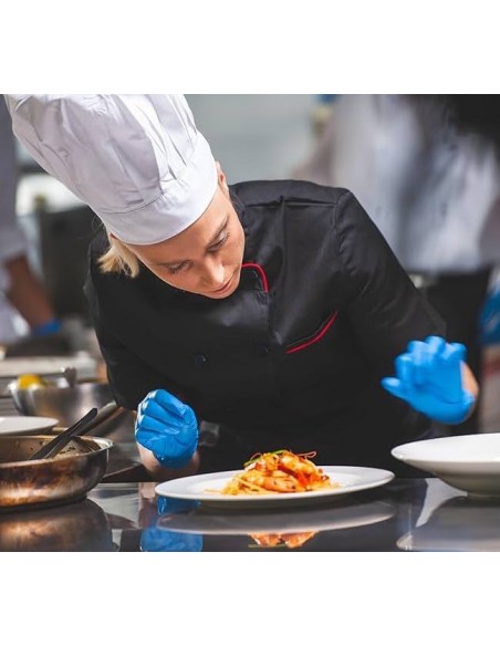 Guanti Monouso Nitrile 100% Contatto Alimentare (100 pz) | Bugari Shop