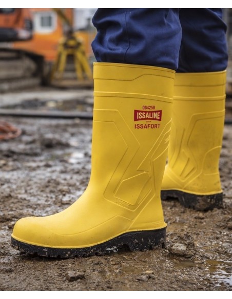 Stivale Antinfortunistico PVC Nitrilico Giallo | Bugari Shop