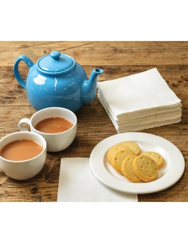 Tovaglioli di Carta Monouso Bianchi 40 x 40 cm 50 pz.